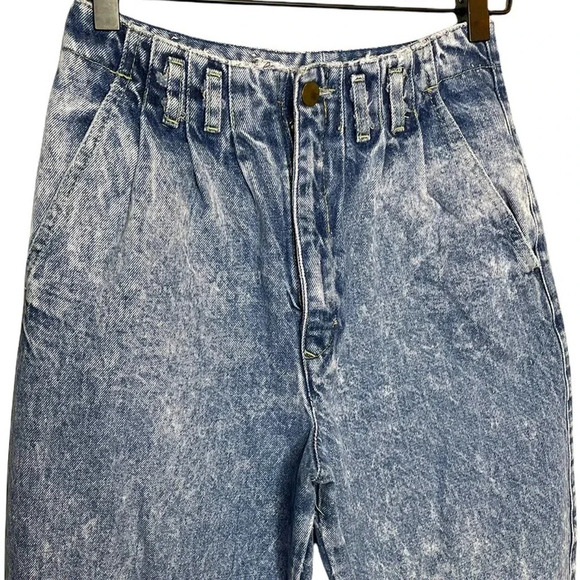 Vintage ‘New Breed’ Acid Wash Tapered Leg Jeans Size 3 - Picture 2 of 7